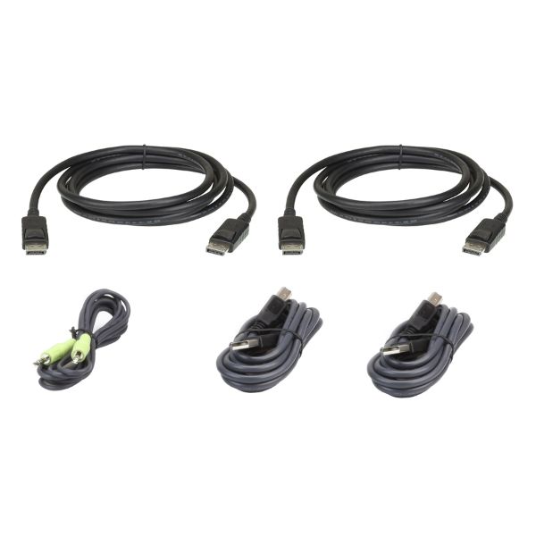 2L-7D02UDPX5 - Bộ cáp kép DisplayPort 1.2 /USB/SP
